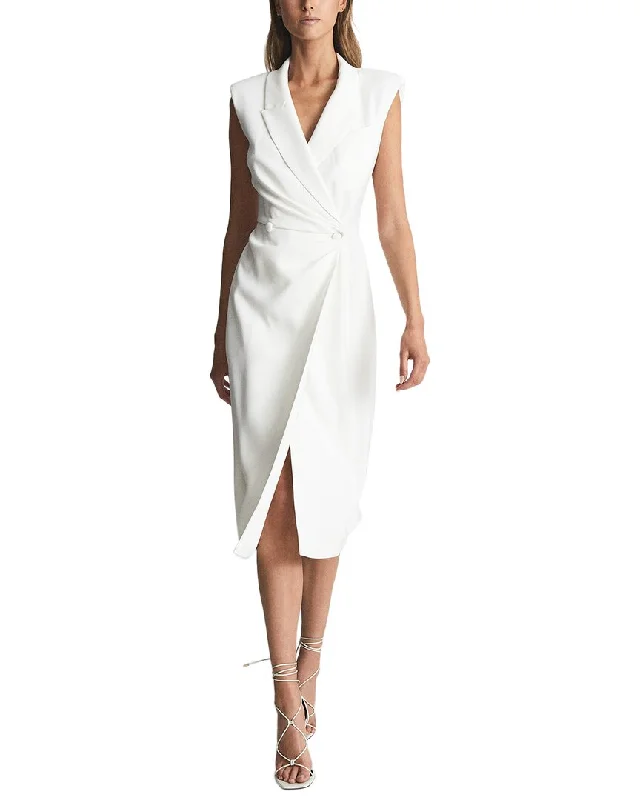 Imeless Style Father's Day Deals Reiss Cecile Tuxedo Bodycon Midi Dress