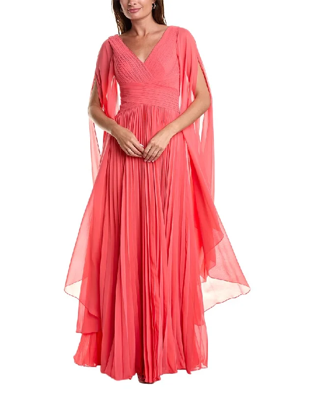 Cozy Comfort Style Sale Clearance Event Teri Jon by Rickie Freeman Pleated Gown