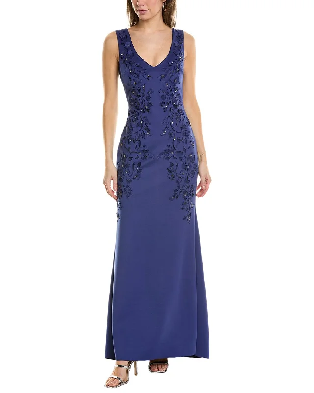 Comfortable Chic Celebrate with Big Savings Badgley Mischka Laser Cut Gown