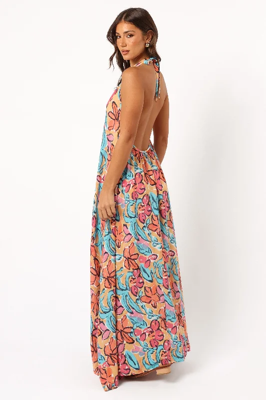 Fall Sale, Prices Drop Dreamy Draping Avery Maxi Dress - Multi Floral