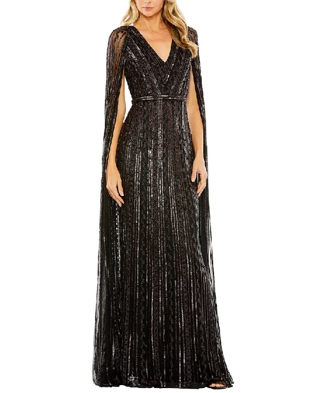 Flash Sales Feminine Flow Mac Duggal A-Line Gown