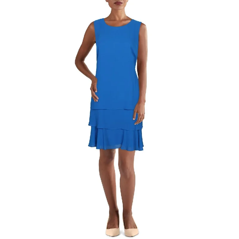 Shop The Hottest Deals Modern Romance Womens Tiered Sleeveless Tunic Dress