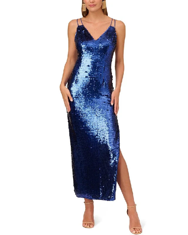 Flash Sale Now Mid - Season Sale Liv Foster Sequin V-Neck Column Gown