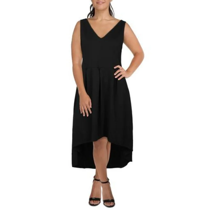 Summer Fashion Early Access to Art Deco Styles Sale Plus Womens Hi-Lo Sleeveless Shirtdress