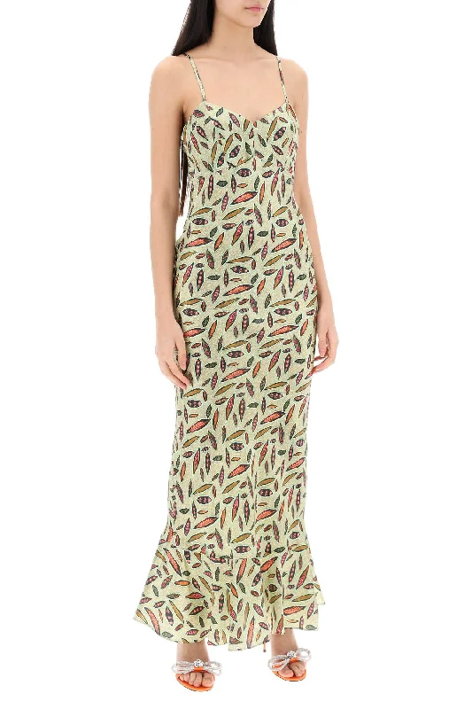 Summer Deals Tropical Island - Inspired Attire Saloni Ig Sleeveless Dress Mimi