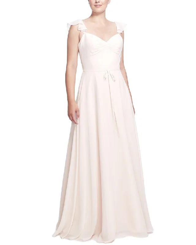 Hot Sale Dreamy Aesthetic Marchesa Notte Naples Sleeveless Long Gown