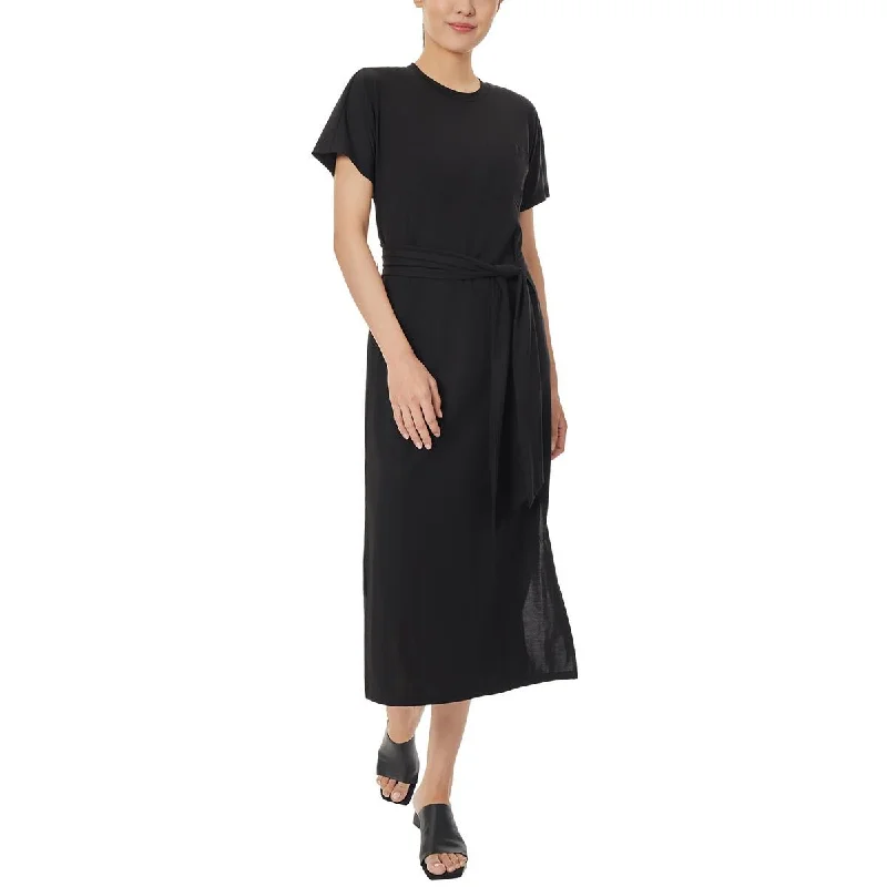 Limited Stock, Big Discounts Dreamy Draping Harmony Womens Knit Tie Waist T-Shirt Dress