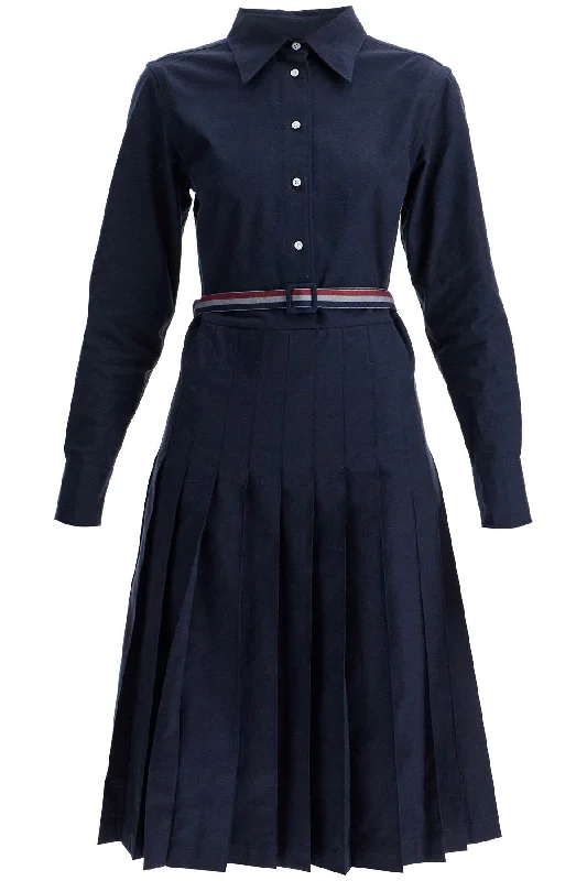 Buy More, Save More Alluring Design Thom e Women's Midi Shirt Dress With Belt