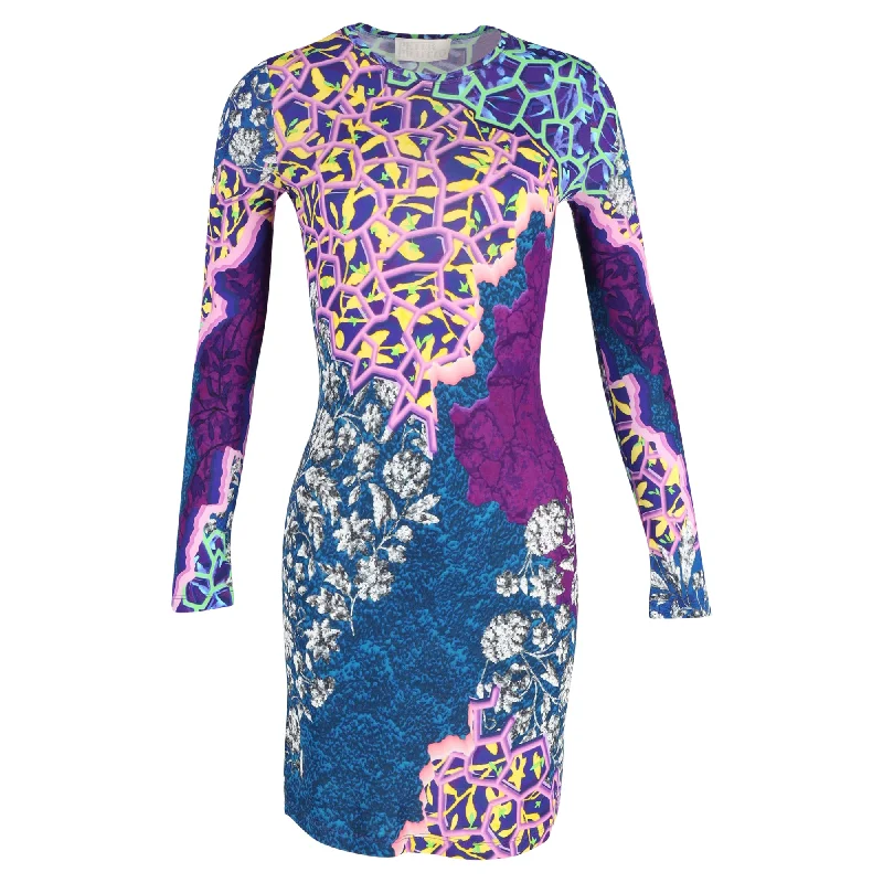 Gift Ideas Classic Charm Peter Pilotto Marine Printed Bodycon Dress in Multicolor Viscose