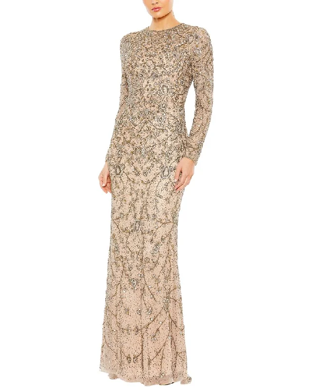 Exclusive Deals Online Graceful Drape Mac Duggal Gown