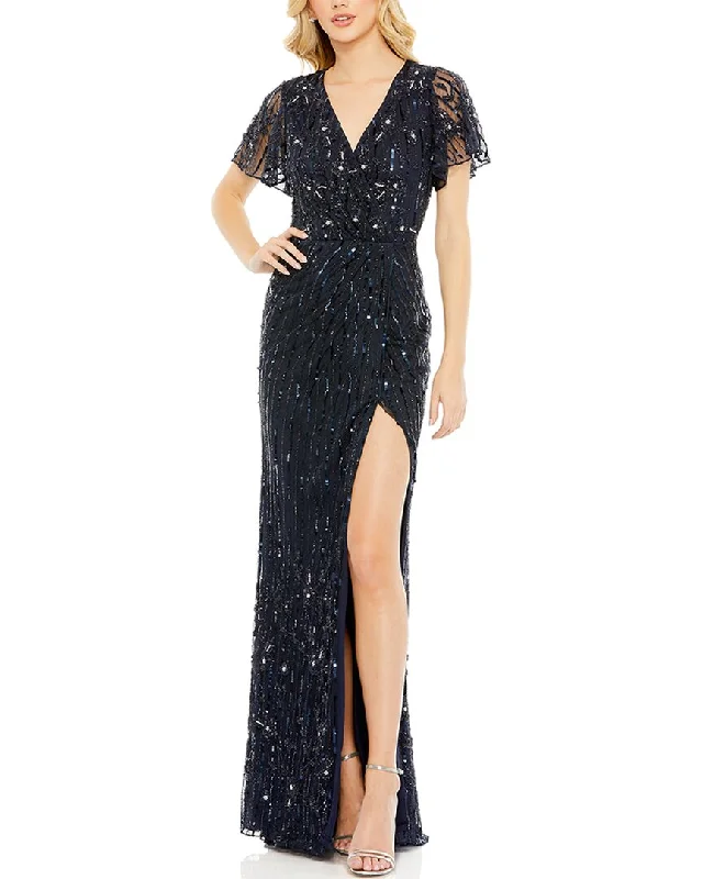 Stay Ahead In Style Feminine Charm Mac Duggal Gown