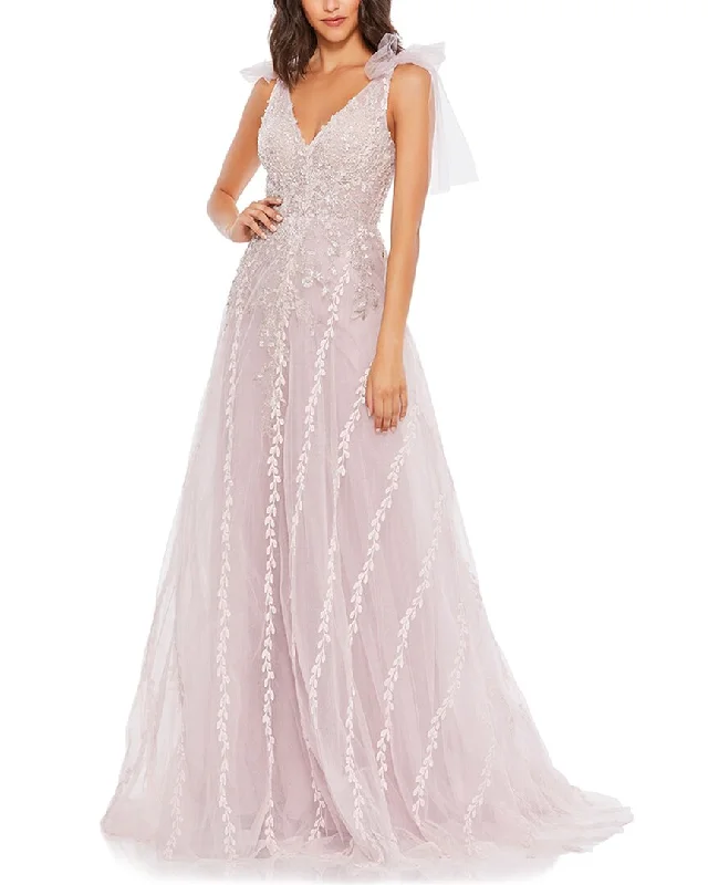 Relaxed Style Mid - Week Surprise Mac Duggal A-Line Gown