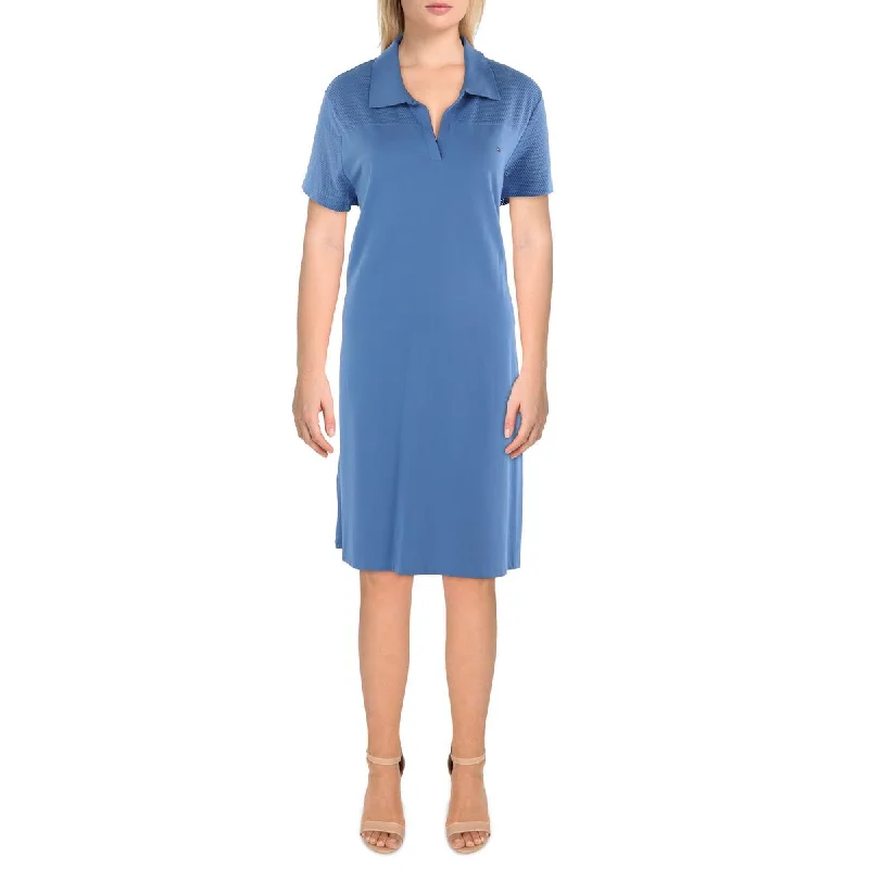 Stay Ahead In Style Now on Sale for Chic Urban Styles Womens Johnny Collar Mini T-Shirt Dress