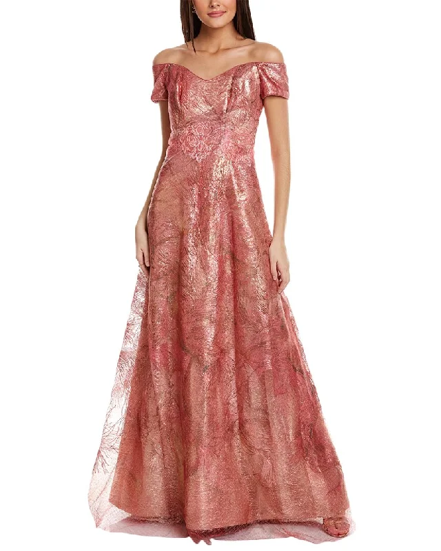 Embrace New Fashion Anniversary Sale Rene Ruiz Embroidered A-Line Gown