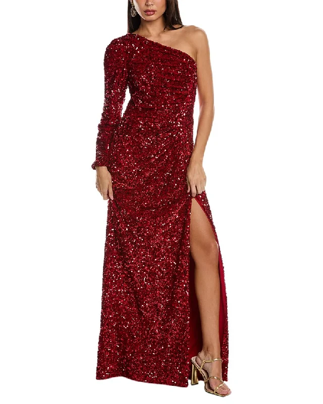 Contemporary Fashion Sale Final Clearance SHO by Tadashi Shoji One-Shoulder Gown