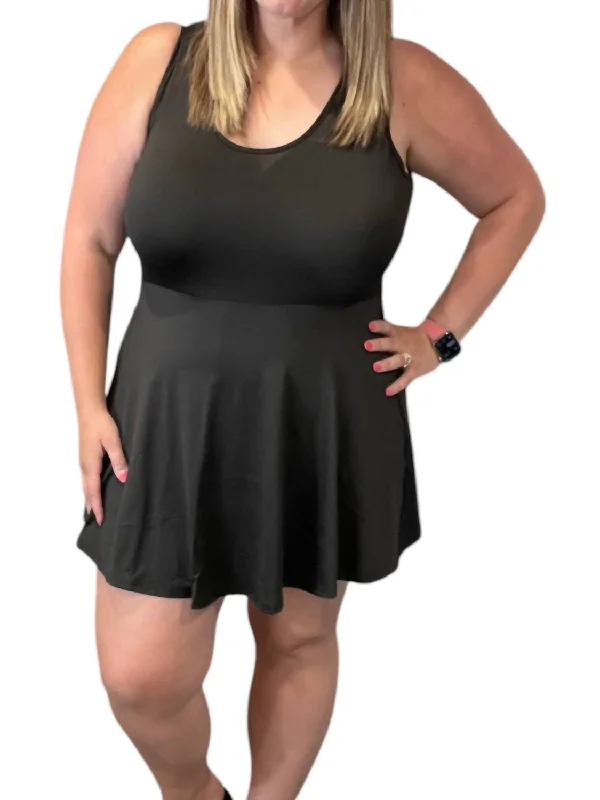 Best Sellers Big Savings on Minimalist Office Styles Sleeveless With Short Dress In Black