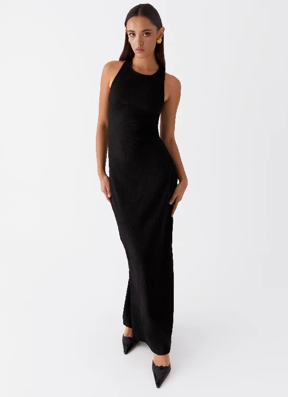 Relaxed Style Limited - Stock Alice Cut Out Maxi Dress - Black