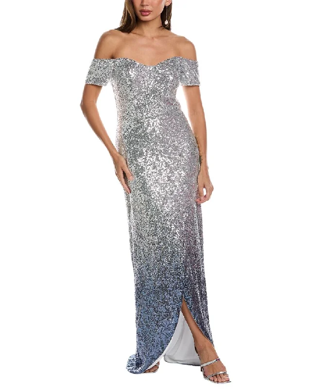 Fashion-Forward Offers Limited - Stock Rene Ruiz Sequin Gown