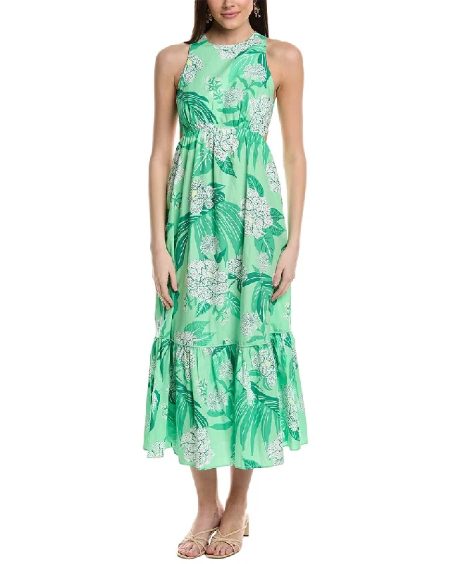 Fashion Sale Casual Elegance FARM Rio Dewdrop Floral Midi Dress