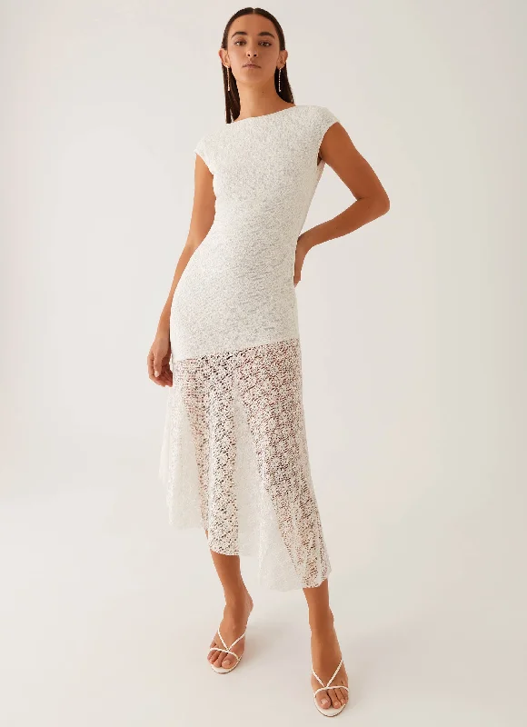 Browse Our Top Products Summer Splash Sale Arielle Open Back Midi Dress - White