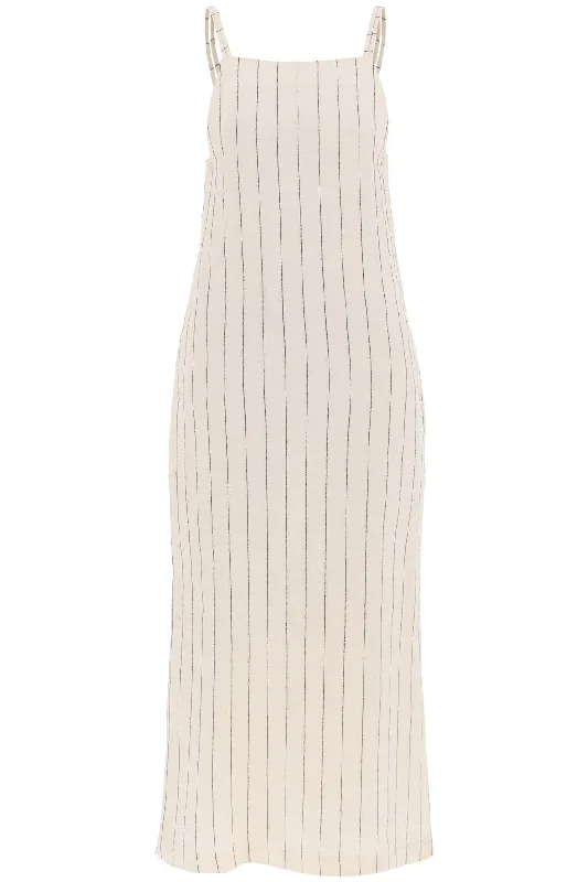 End-Of-Season Clearance Vintage Retro Party Wear Loulou Studio Women's "Striped Sleeveless Dress Et