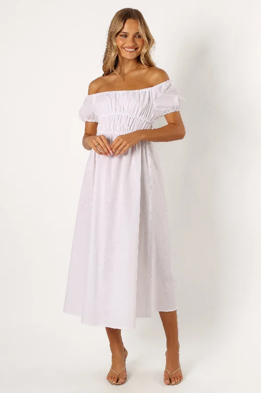 Final Sale Flash Deals Sofia Maxi Dress - White