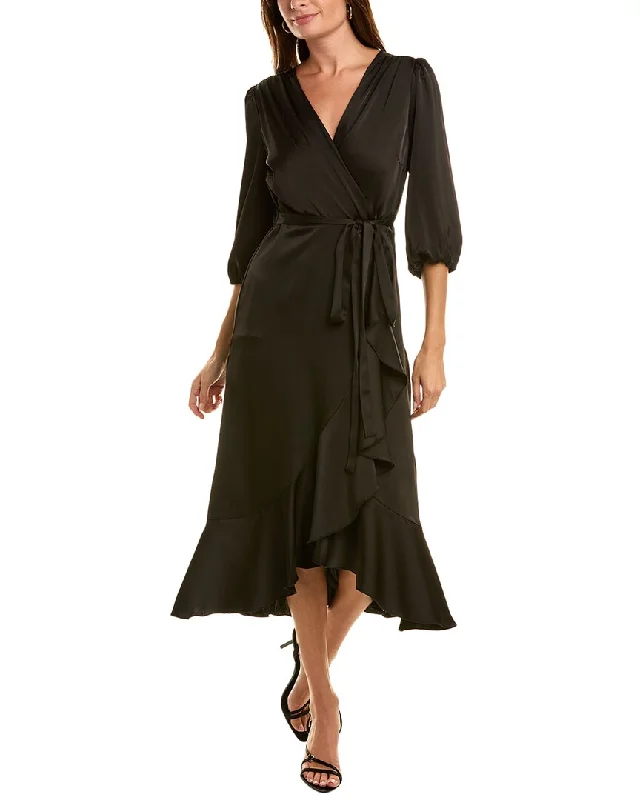 Fashion Forward, Function First Modern Romance Sam Edelman Fluid Satin Faux Wrap Dress