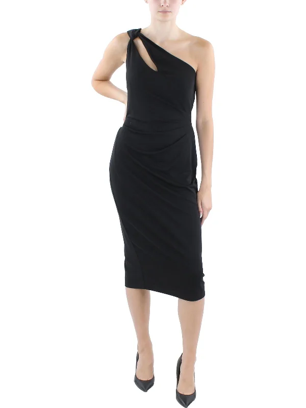 Stay Ahead In Style Limited Quantities Womens Midi Cut-Out Bodycon Dress