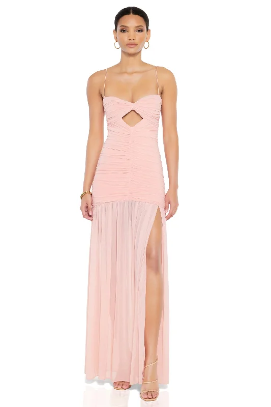 Timeless Elegance Redefined Feminine Soft - Hued Look Nookie Monroe Gown - Baby Pink