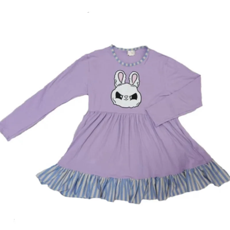 New Styles Just In Elevated Style Kawaii Goth Bunny Long Sleeve Dress