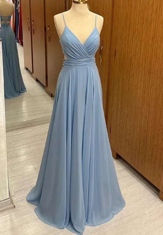 Fashion Sale Refined Simplicity Women Chiffon Bridesmaid Dress Long A-Line Prom Gowns Fashion Wedding Party Dress YBD021