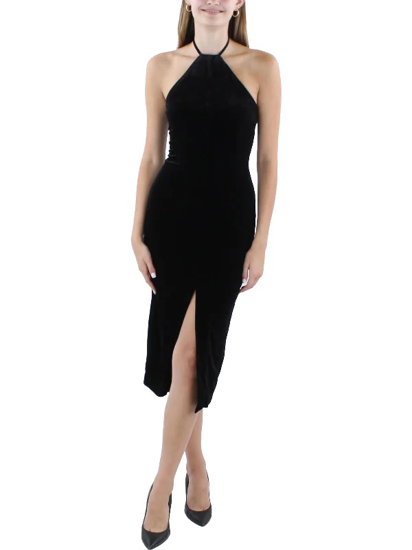 Winter Warehouse Sale Grab Romantic Date - Night Styles Now Womens Midi Polyester Bodycon Dress