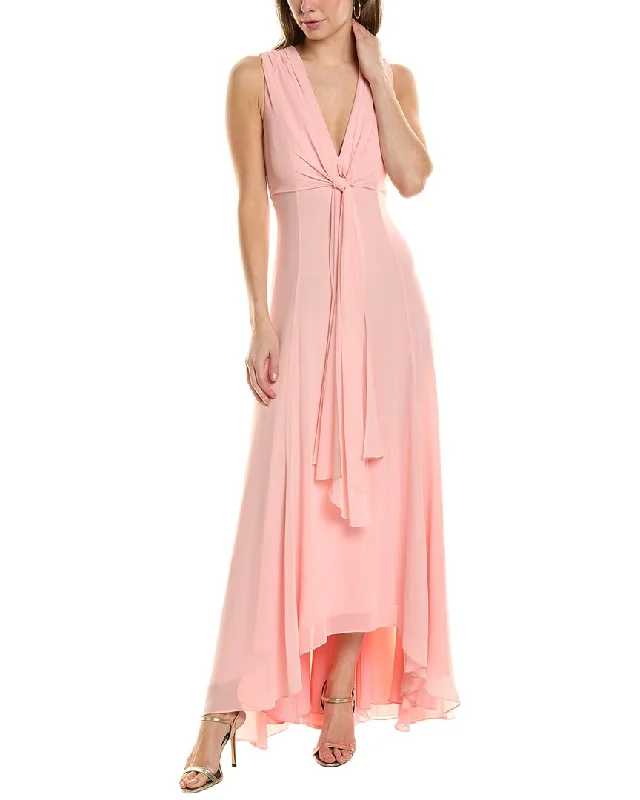 Fashion Sale Elegant Details Badgley Mischka Tie Top Gown