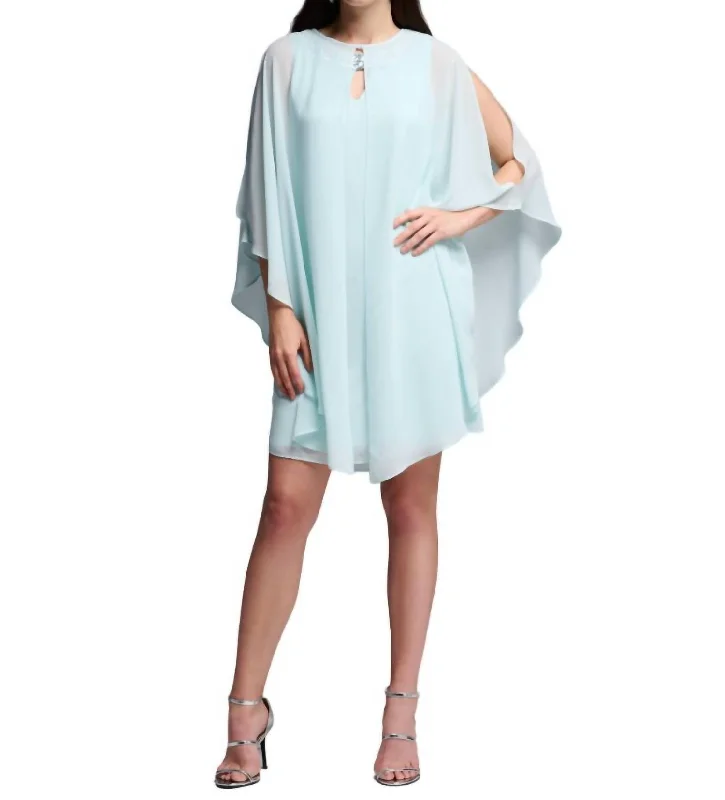 Bold Style Discounts Limited Quantities Two-Piece Long Sleeve Dress In Opal