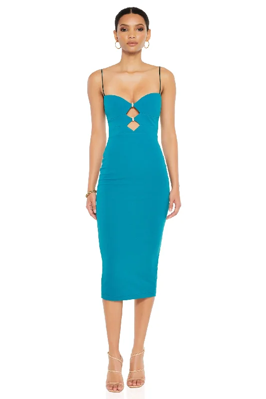 Clearance Sale, All Cheap Father's Day Deals Nookie Muse Midi Dress - Topaz