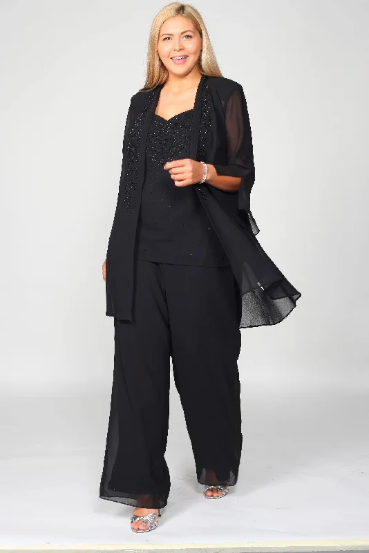 Relaxed Style Deals Coastal Beach - Inspired Style R&M Richards 7216 Mother Of The Bride Jacket Dress Pant Suit