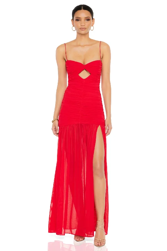 Forward Trendsetter Subtle Sophistication Nookie Monroe Gown - Flame