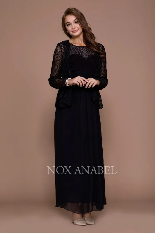 Luxury Casual Deals Playful Elegance Long Mother of the Bride Formal Dress with Jacket Sale