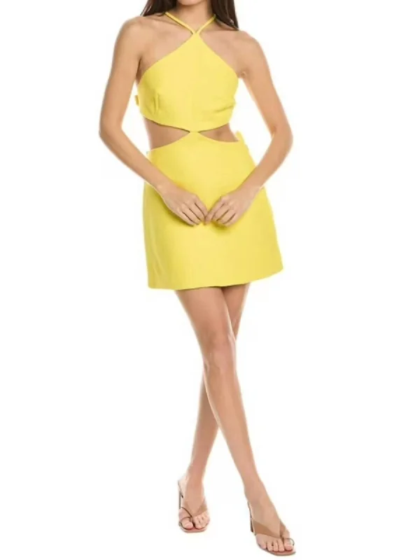 Classic Modern Offers Effortless Comfort Chella Midi Dress In Yellow