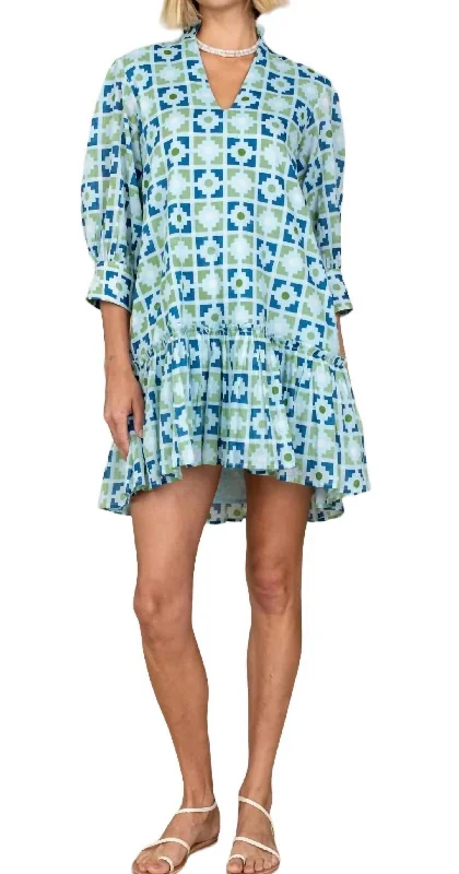 Urban Style Promotions Dreamy Draping Chloe Mini Dress In Checkmate