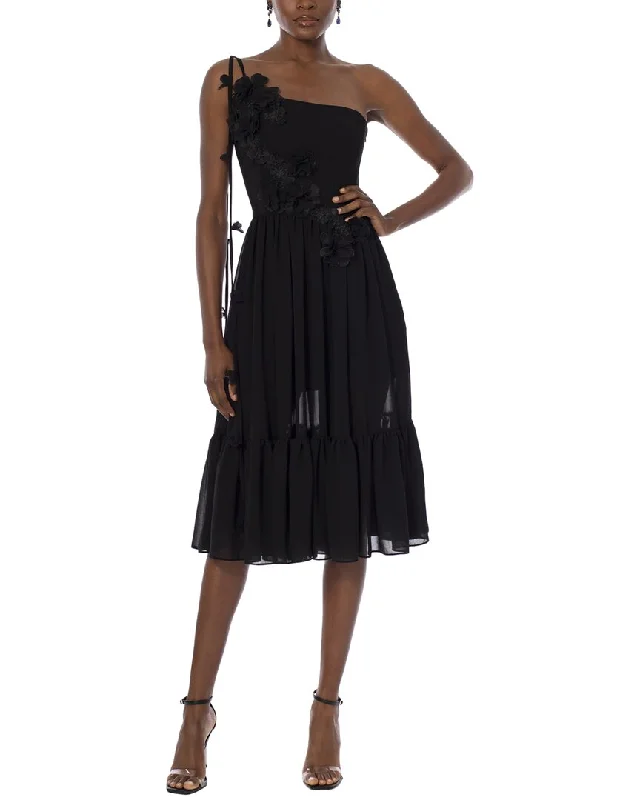 Save Big Contemporary Elegance HELSI Dana One-Shoulder Midi Dress