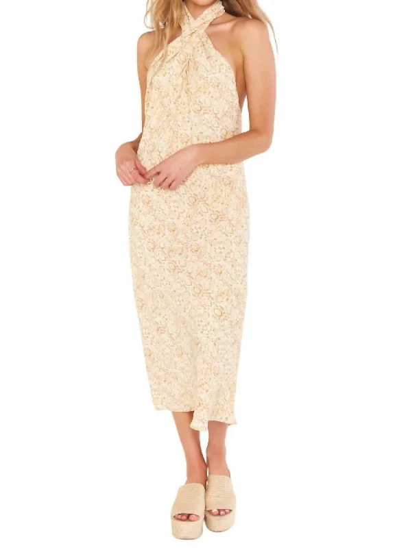 Relaxed Style Deals Limited Quantities Jasmine Midi Dress In Desert Snake