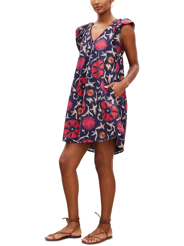 Season Sale Celebrate with Big Savings Jenna Womens Printed Short Mini Dress