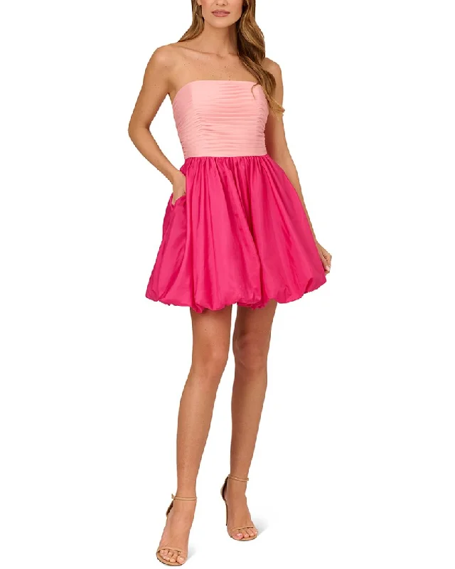 Trendy Looks On Sale Refined Simplicity Liv Foster Taffeta Strapless Mini Dress