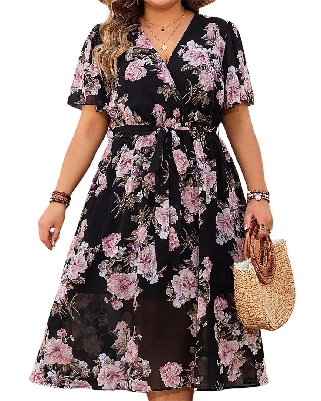 Best Deals Of The Season Limited - Stock ROMANISSA Midi Dress