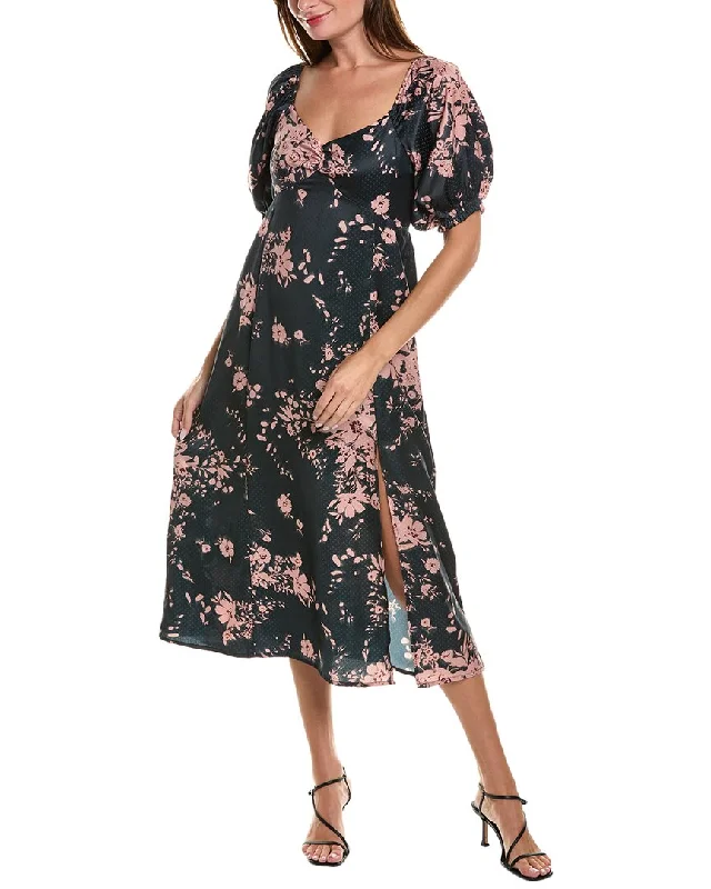 Cozy Comfort Style Sale Bold Silhouette Saltwater Luxe Midi Dress