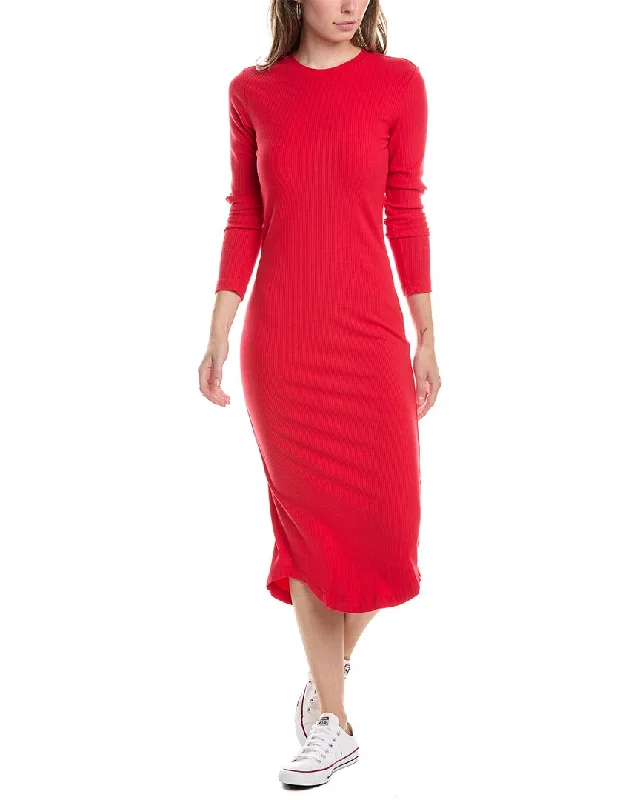 Budget Friendly Alluring Design Terez Rib Midi Dress