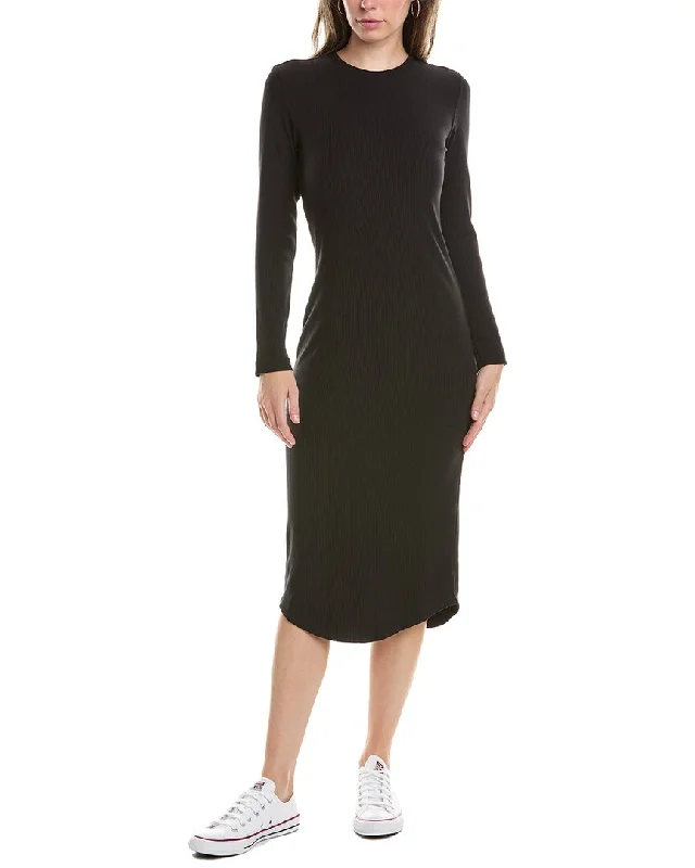 Discover Promotions Chic Allure Terez Rib Midi Dress